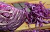 Bild von Rotkohl geschnitten