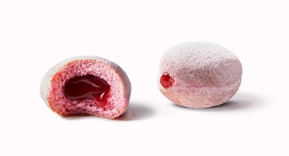 Mini Beignet roter Beerenfüll.