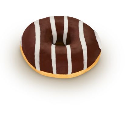 Bild von Donut mit Schoko Creme Füllung