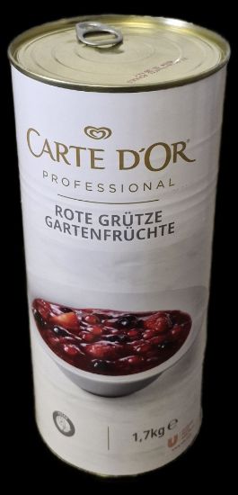 Bild von Rote Grütze "Carte D or mit der Beschreibung 1,7Kg Dose ,Gartenfrucht