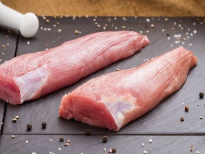 Bild von Schweinefilet frisch mit der Beschreibung o. K. o. Kette, Vac.