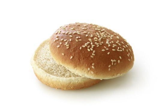 Bild von Hamburger Brötchen Sesam mit der Beschreibung 55g - 10 cm (H801)(854239)