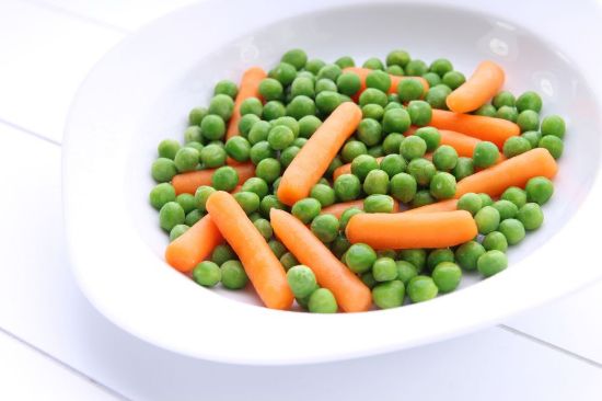 Bild von Mischgemüse mit der Beschreibung Karotten, Erbsen