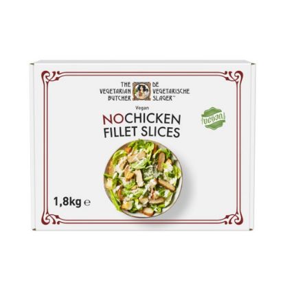 Bild von TVB NoChicken Fillet Slices mit der Beschreibung vegane Streifen auf Sojabasis