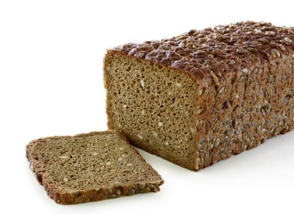 Bild von Sonnenblumenkernbrot (588) mit der Beschreibung geschnitten, ca. 24 Scheiben