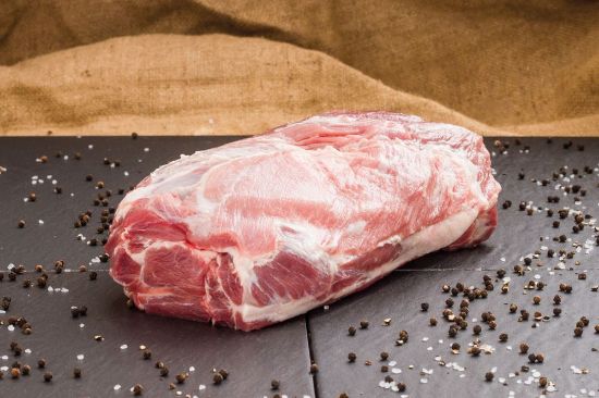 Bild von Schweinenacken /Stck ca. 2 kg mit der Beschreibung Span/Dän.Zuschnitt / EU gefr.