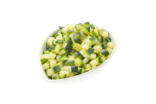 Bild von Zucchini Würfel mit der Beschreibung (Tifa)