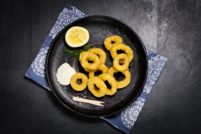 Bild von Tintenfischringe 30/70er-40/60 mit der Beschreibung im Backteig