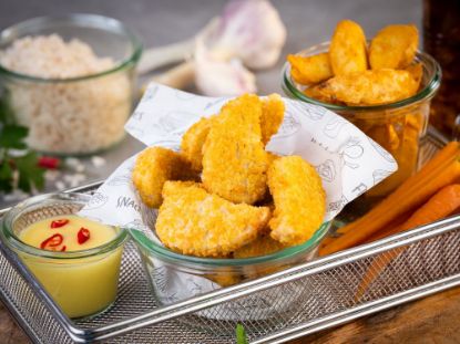 Bild von Nuggets Chick Style, vegan mit der Beschreibung ca. 312 x 16 g