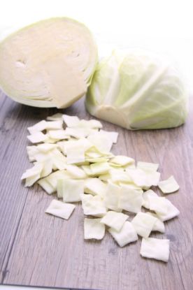 Bild von Weisskohl mit der Beschreibung Blättchenschnitt