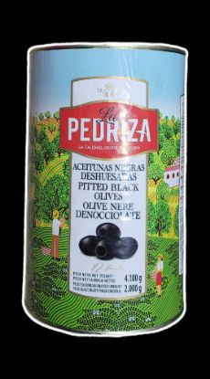 Bild von Oliven schwarz ohne Stein mit der Beschreibung ATG:2000 g Dose