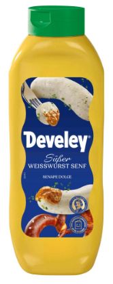 Bild von Weißwurstsenf süß mit der Beschreibung Münchner - Kopfstandflasche