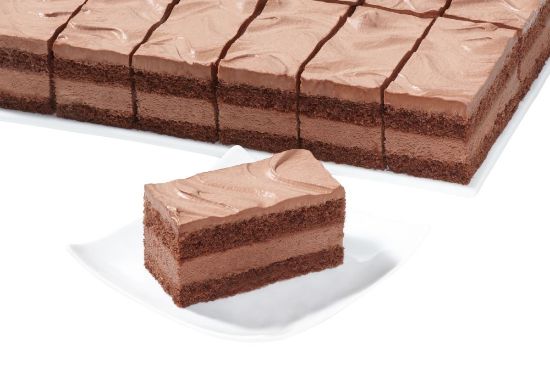 Bild von Schoko-Sahne-Schnitte mit der Beschreibung 12 Port. vg., Gluten und Laktosefrei