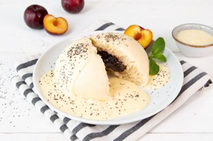 Germknödel  mit Powidlfüllung