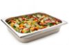 Bild von Grillgemüse Mediterran mit der Beschreibung Gelbe & Rote Gemüsepaprika, Zuckererbsenschoten, gegrillte Zucchini, mediterane Sauce