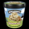 Bild von Spectacu-love mit der Beschreibung Eiscreme mit Karamell-Zimt-Keksstücken, durchzogen von Karamell-Zimt-Keks-Strudeln.
