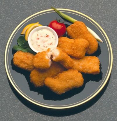 Bild von Fischstäbchen pan. vorgegart mit der Beschreibung ca. 30 g/St.