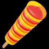 Bild von Super Twister mit der Beschreibung Erdbeer-Zitronen-Wassereis, Zitronenfruchteis und Orangenfruchteis.