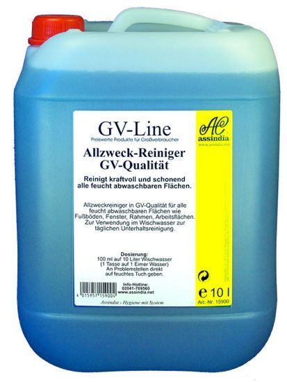 Bild von Allzweckreiniger 10Liter mit der Beschreibung GV-Line