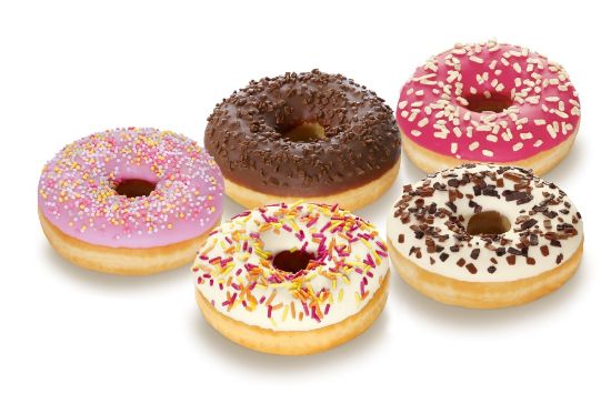 Bild von Donut´s Mix Box (D5) mit der Beschreibung 5-fach sortiert