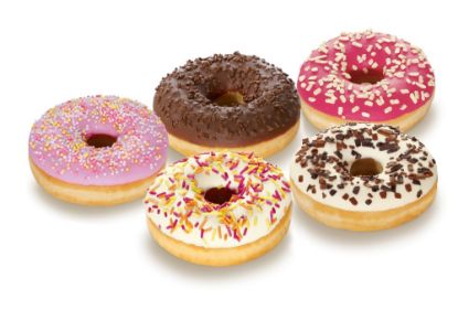 Bild von Donut´s Mix Box (D5) mit der Beschreibung 5-fach sortiert