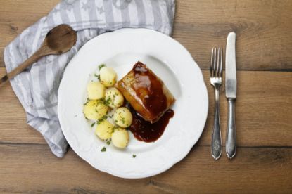 Bild von Kohlroulade Extra ohne Spieß mit der Beschreibung m. 80 g Hackfleischfüllung