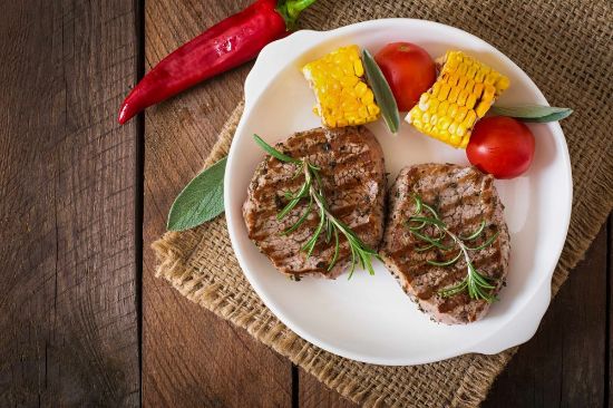 Bild von Lammhüftsteaks o. Fett NZ mit der Beschreibung 4er vac-Pack., ca.130g/St.