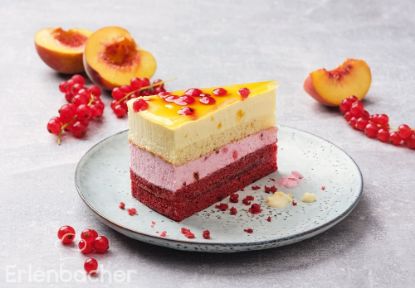 Johannisbeer-Pfirsich-Torte