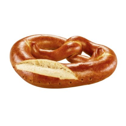 Bild von Laugenbrezel m. Butter Ditsch mit der Beschreibung fertig gebacken, mit Schnitt