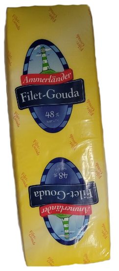 Bild von Ammerland Gouda 48% mit der Beschreibung Brot