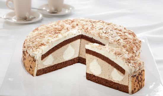 Bild von Latte Macchiato-Sahne- mit der Beschreibung Torte, 1850g, (P605)