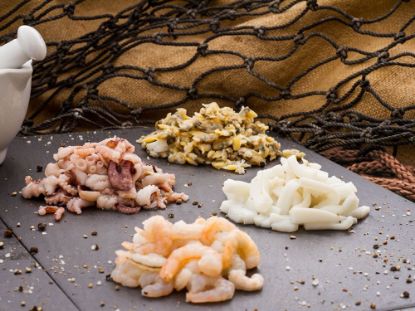 Bild von Frutti di Mare SeafoodCocktail mit der Beschreibung Meerestiere Mischung 5fach