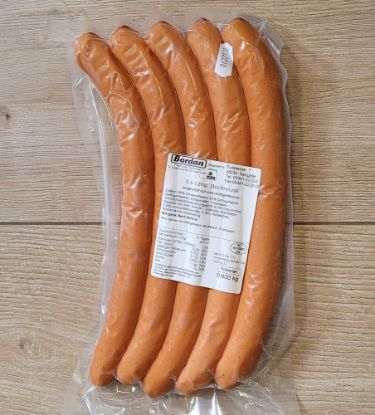 Bild von Bockwurst, 120g mit der Beschreibung 5er vac. -Bestellartikel-