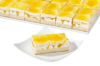 Bild von Mango-Crème-Fraîche-Schnitte mit der Beschreibung vg. 12 Port. (4292)