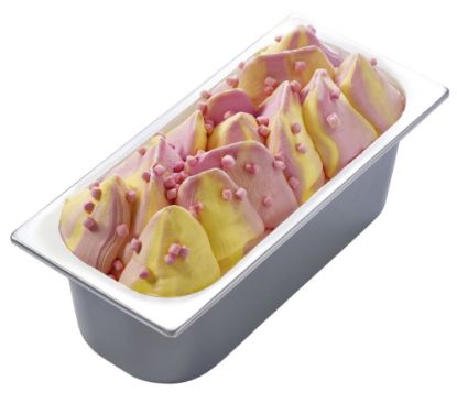 Bild von CDS Bubblegum Marshmallows mit der Beschreibung Eis mit Tutti-Frutti Kaugummigeschmack und Marshmallows