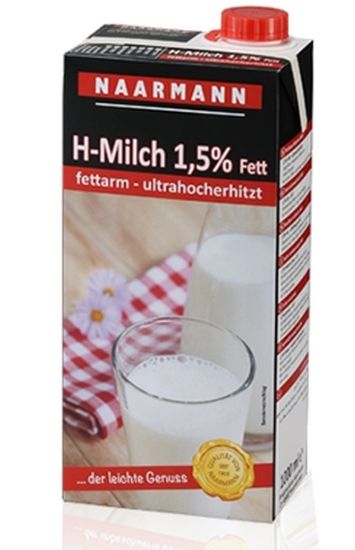 Bild von H-Milch 1,5% mit der Beschreibung "Naarmann"
