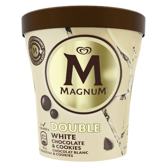 Bild von Magnum PINT White mit der Beschreibung Chocolate&Cookies