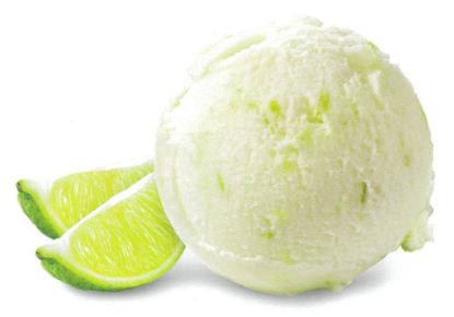 Bild von CD Limetten Sorbet vegan mit der Beschreibung Limettensorbet mit Limettenfruchtfleisch