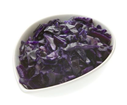 Bild von Rotkohl geschnitten mit der Beschreibung (Tifa)